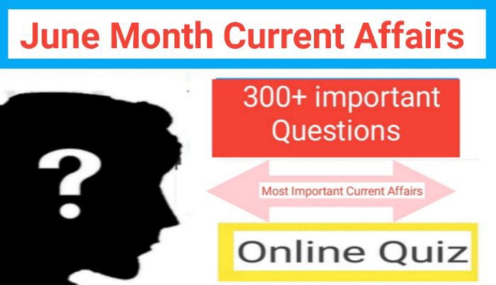 June 2022 current affairs Online Test in hindi