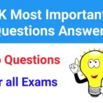 Gk Questions In English With Answers