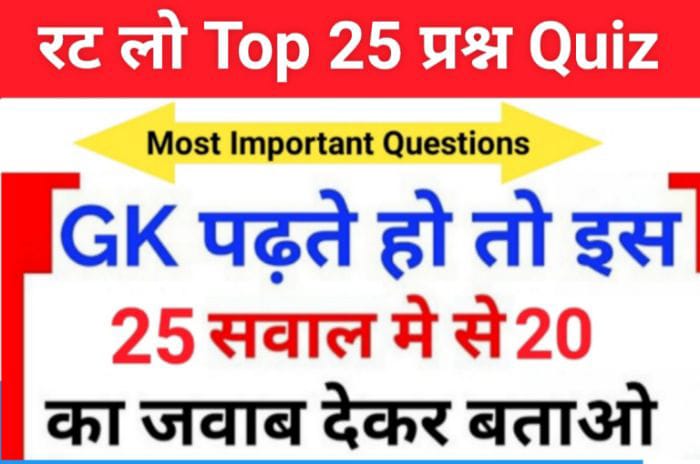 GK Quiz In Hindi