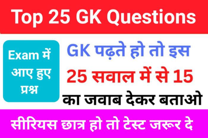 GK Questions Online Test
