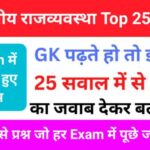 Indian Polity Quiz in Hindi