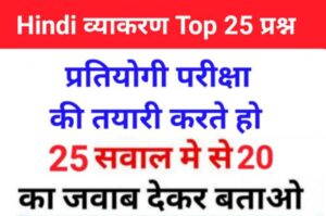 सामान्य हिंदी व्याकरण