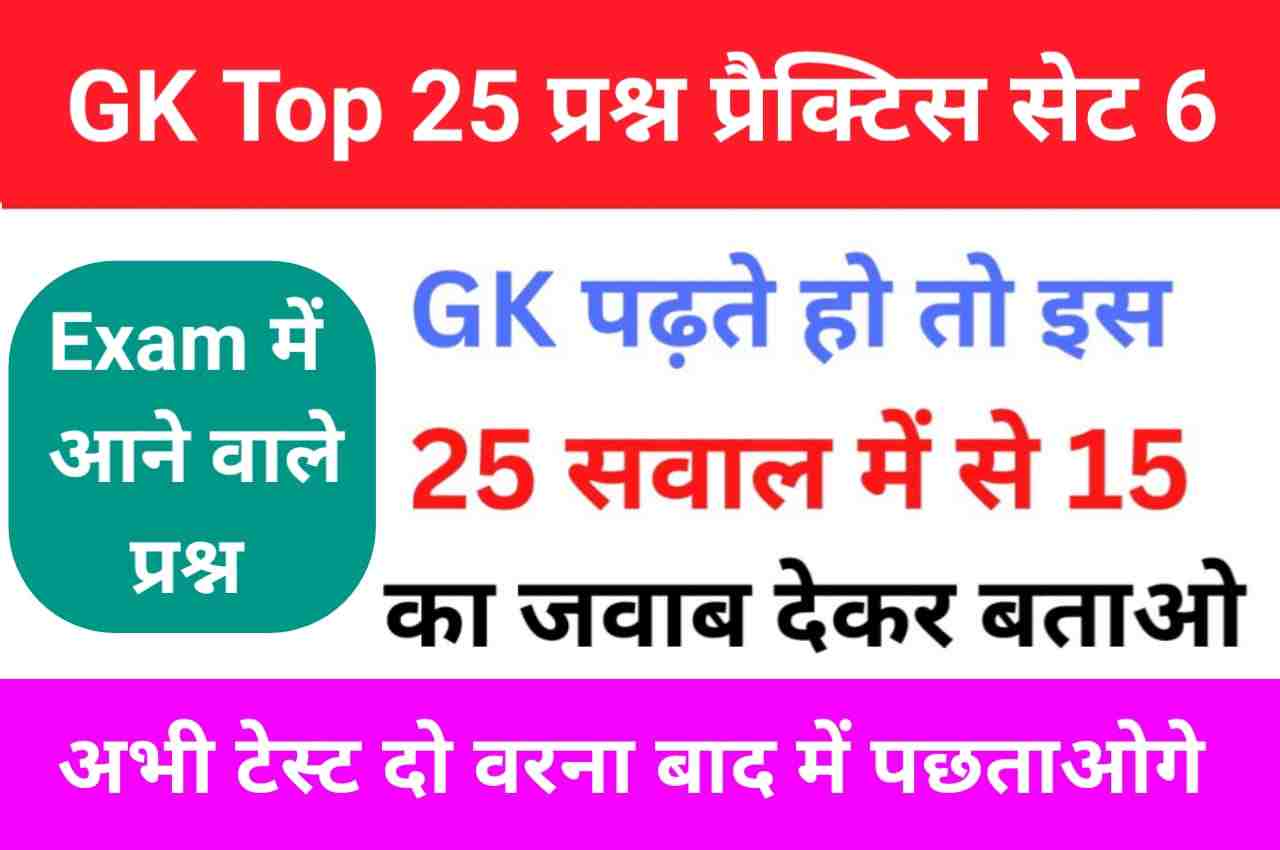 Top GK Questions Practice Set