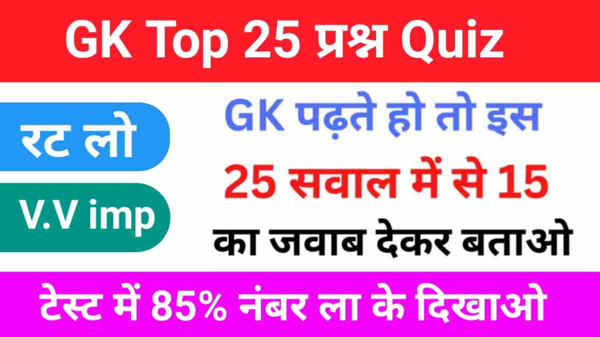 GK Questions Quiz