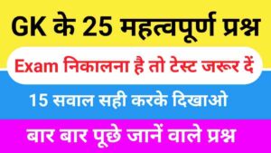 Most Important GK Questions Quiz