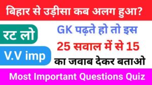 Interesting GK Questions