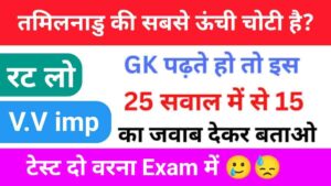 Geography Quiz In Hindi