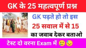 Most Important GK Questions