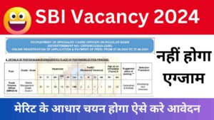 SBI Vacancy 2024