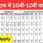 BSF Group B C Vacancy