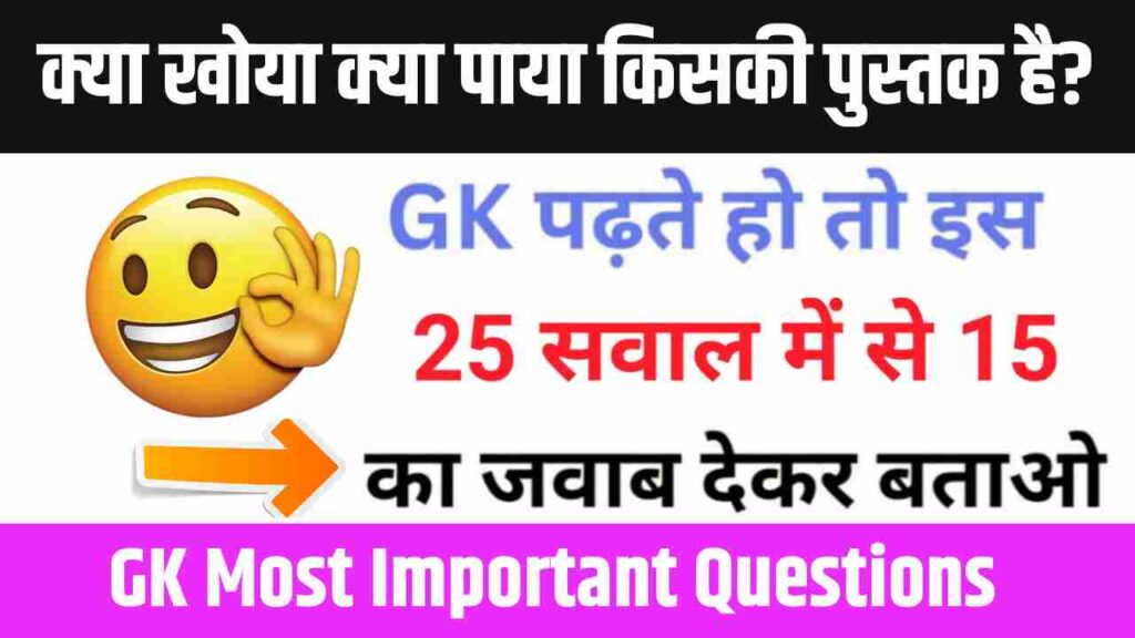 Most Important GK Questions