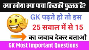 Most Important GK Questions