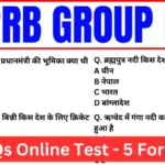 RRB Group D 2025 Practice Mock Test SET-5 for CBT Exam