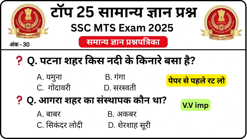 SSC MTS 2025 Practice Set 4: Free Mock Test for CBT Exam