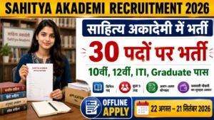 Sahitya Akademi Recruitment 2026